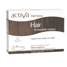 Activa Well-Being Hair, 45 vege caps Activa Well-Being Hair, 45 vege caps